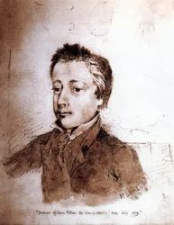 Porträt von Samuel Palmer (1805-81) als Junge, 1819